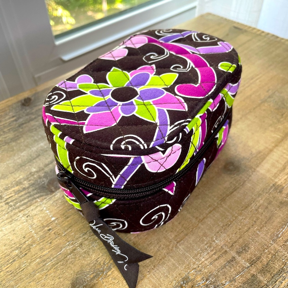 Vera Bradley Quilted Jewelry Travel Case